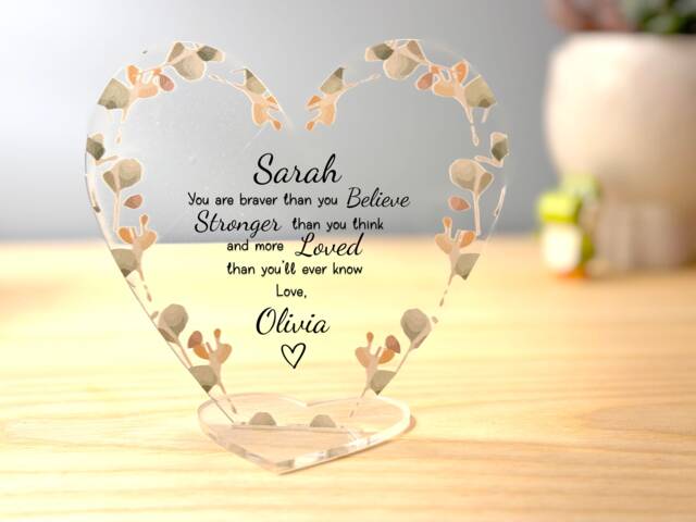 Personalised Special Friend Gift, Friendship Thank You Gifts For Friends, Gifts, Best Frame, Flower Themed - image 1