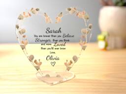 Personalised Special Friend Gift, Friendship Thank You Gifts For Friends, Gifts, Best Frame, Flower Themed - thumbnail 1