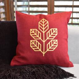 Walnut Leaf - Throw Pillow, Decorative Accent Pillow 18 - thumbnail 2