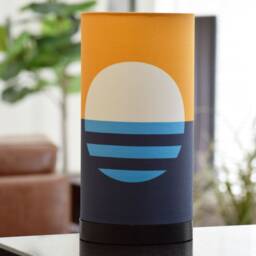 Milwaukee Flag Drum Lamp, Wisconsin Gift - thumbnail 2