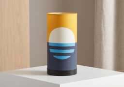 Milwaukee Flag Drum Lamp, Wisconsin Gift - thumbnail 1