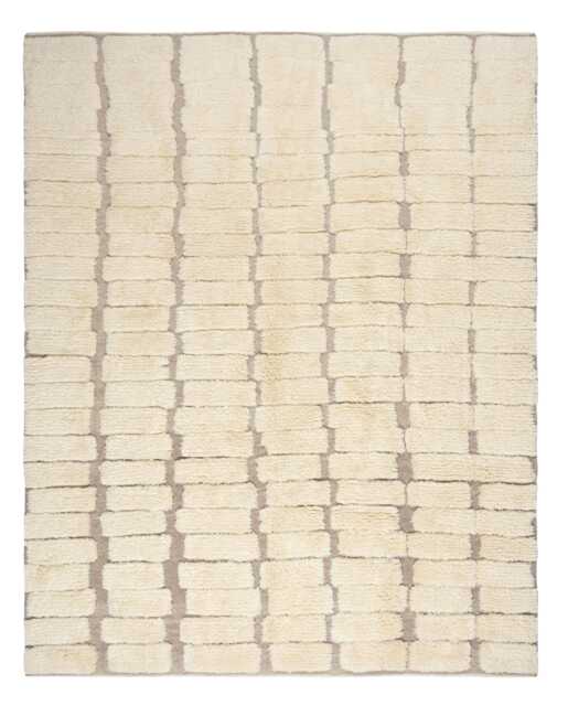 Moroccan Handmade Beige Berber Rug - image 1