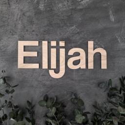 Childrens Name Sign For Bedroom Wall Art Decoration Wooden - Atlas - thumbnail 2