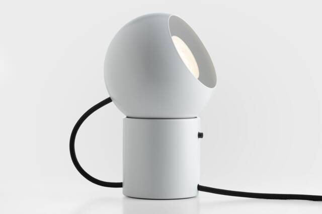 Hanson Magnetic Desk Mushroom Lamp White Bedside Night Light With Shade New Modern Home Table Standing Fixture Housewarming Gift - image 1