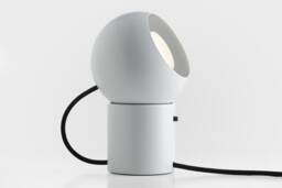 Hanson Magnetic Desk Mushroom Lamp White Bedside Night Light With Shade New Modern Home Table Standing Fixture Housewarming Gift - thumbnail 1