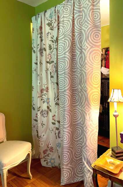Designers Guild Purple Printed Cotton Fabric Curtains Custom Roman Blinds - image 1