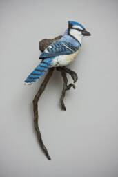 Easter Blue Jay/Stellers - Bronze Wildlife Bird By Jerry Simchuk Art Studio - thumbnail 1