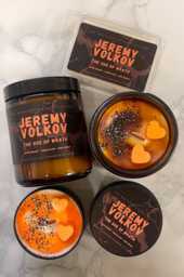 Jeremy Volkov Candle - Legacy Of Gods Series By Rina Kent God Of Wrath Dark Romance Booktok Merch Bookish Gift