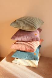 Kids' Decorative Pillow Corduroy-Nursery Room Cushions - Ideal Baby Shower Gift Unisex Decor, Cushion Corduroy