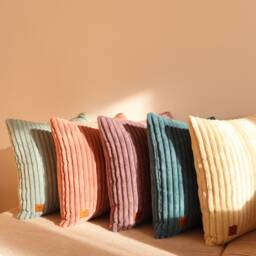 Kids' Decorative Pillow Corduroy-Nursery Room Cushions - Ideal Baby Shower Gift Unisex Decor, Cushion Corduroy - thumbnail 2
