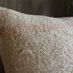 50cm - Or 20 Inches Vintage Kilim Cushion Cover Handwoven - Hemp/Wool/Linen Soft Feel Off White Natural #6 - thumbnail 3