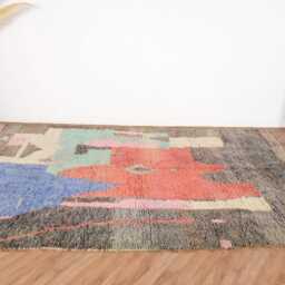 Vibrant Boujaad Rug 6x9 Berber Moroccan Beauty - thumbnail 2