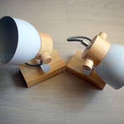 Modern Wall Sconce /Ceiling Light Wooden Sconces Spot Plafond Bedside Lighting - thumbnail 3
