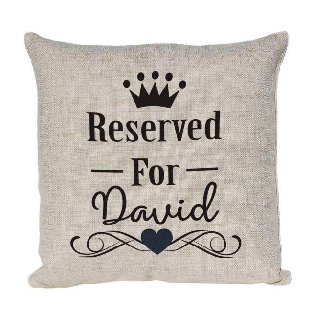 Personalised Cushion Cover, Reserved For Gift Idea By Inspired Creative Design - image 1