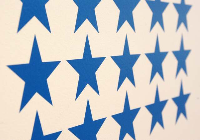 Cool Star Vinyl Wall Art Decals/Stickers - Various Colours & Sizes - image 1