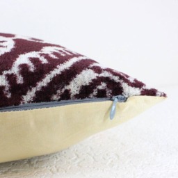 Velvet Ikat Pillow Cover - thumbnail 4