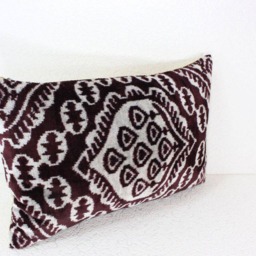 Velvet Ikat Pillow Cover - thumbnail 3