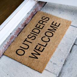 Outsiders Welcome - Cute Mat Custom Coir Doormat Home Decor Personalized Door - thumbnail 2