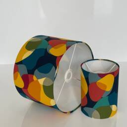 New Luxury Premium Quality Drum Multicoloured Abstract Design Lamp Shade Pendant Light Pattern Available Many Shapes - thumbnail 2