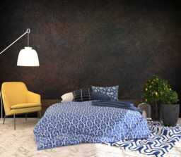 Black Concrete Texture Wallpaper, Peel & Stick Wall Mural