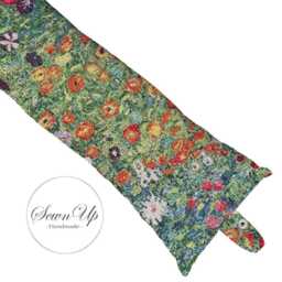 Draught Excluder 50-135cm Monet Flower Garden Tapestry Handmade Wind Draft Stopper Flowers Floral - thumbnail 1