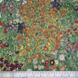 Draught Excluder 50-135cm Monet Flower Garden Tapestry Handmade Wind Draft Stopper Flowers Floral - thumbnail 3