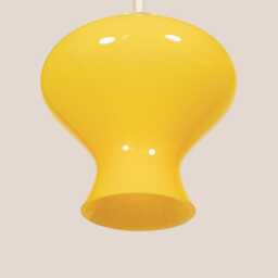Ne??a Vintage Pendant Light Mcm Hanging Handcrafted Glass Lamp Retro Ceiling Fixture Yugoslavia Gold Brass - thumbnail 3