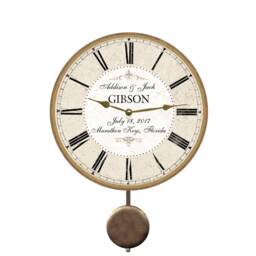 Rustic Wedding Wall Clock - Anniversary Clock - thumbnail 2