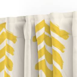 Abstract Mountains Curtain Panel - Brush Strokes Bohemian Nursery Nature Custom Boho By Juliaschumacher - thumbnail 3