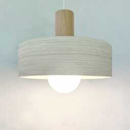 Handmade Carved Clay Pendant Light Off White Kitchen Island Lighting - thumbnail 3
