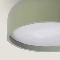 Modern Semi Flush Mount Ceiling Light Green, Black & White Kitchen Lighting - thumbnail 3