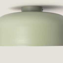 Modern Semi Flush Mount Ceiling Light Green, Black & White Kitchen Lighting - thumbnail 4
