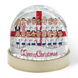 England Vector Heroes Womens World Cup Squad 2023 Christmas Snow Globe Great Gift