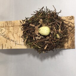 Birds Nest On Tree Bark With An Inscription. Great Gift's - thumbnail 3