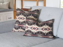 Spirit Of The Peoples Wool Pillow Cover, Southwestern Cover - Made To Order - thumbnail 1