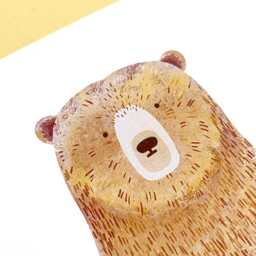 standing Bear Risograph Print - thumbnail 3