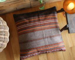60cm - 24Inch Vintage Kilim Cushion Cover Handwoven Large Floor Sofa Pillow