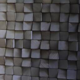 Large Reclaimed Wood Wall Art - Handmade Geometric Mosaic - thumbnail 3