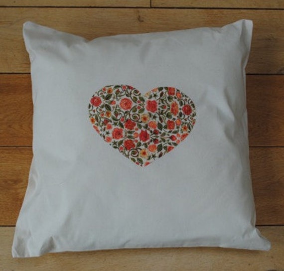 Cushion/Pillow Cover - Calico & Liberty Tana Lawn Penrose - Orange - image 1