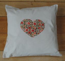 Cushion/Pillow Cover - Calico & Liberty Tana Lawn Penrose - Orange - thumbnail 1