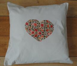 Cushion/Pillow Cover - Calico & Liberty Tana Lawn Penrose - Orange - thumbnail 2