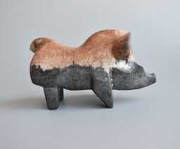 Ceramic Sculpture Buffalo, Bull Figurine, Black Bull, Art Collecting, Gift, Art Ceramics, Clay Figures, Minimalism, Animals