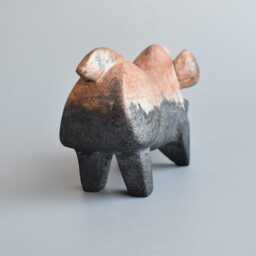 Ceramic Sculpture Buffalo, Bull Figurine, Black Bull, Art Collecting, Gift, Art Ceramics, Clay Figures, Minimalism, Animals - thumbnail 4