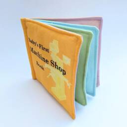 Machine Shop Cloth Book For Babies - thumbnail 3