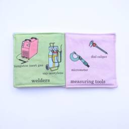 Machine Shop Cloth Book For Babies - thumbnail 4
