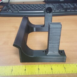 Toilet Paper Holder With Phone Shelf/3D Printed - thumbnail 3