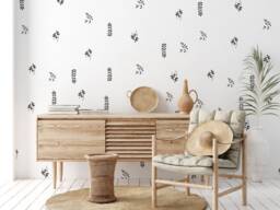 "Leaf Wall Decals, Peel & Stick Botanical Stickers, 76 Pack Removable Vinyl Leaves 1.25""-4.5" - thumbnail 1