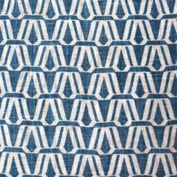 Handmade Drum Lampshade in Denim Blue Nordic Linen - Table Lampshade Or Ceiling Pendant Shade - thumbnail 3