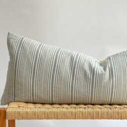 Gray Dot Block Print Mudcloth Hmong Pillow Case - thumbnail 2