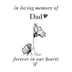 In Loving Memory Of A Dad Candle Candles Gift Memorial - thumbnail 4